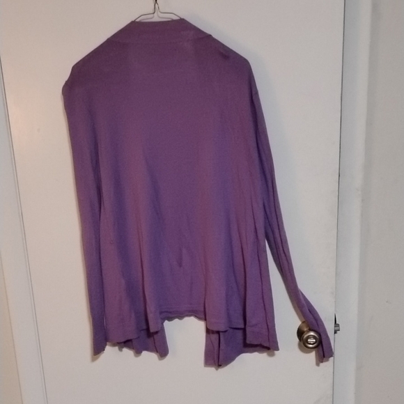 Purple Cardigan Sweater - Picture 3 of 6